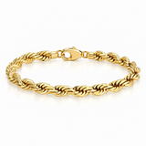 Rope Bracelet (Gold) 8mm