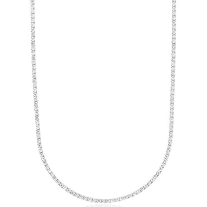 Micro Tennis Necklace - 14K Gold Plated