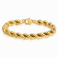 Rope Bracelet (Gold) 10mm
