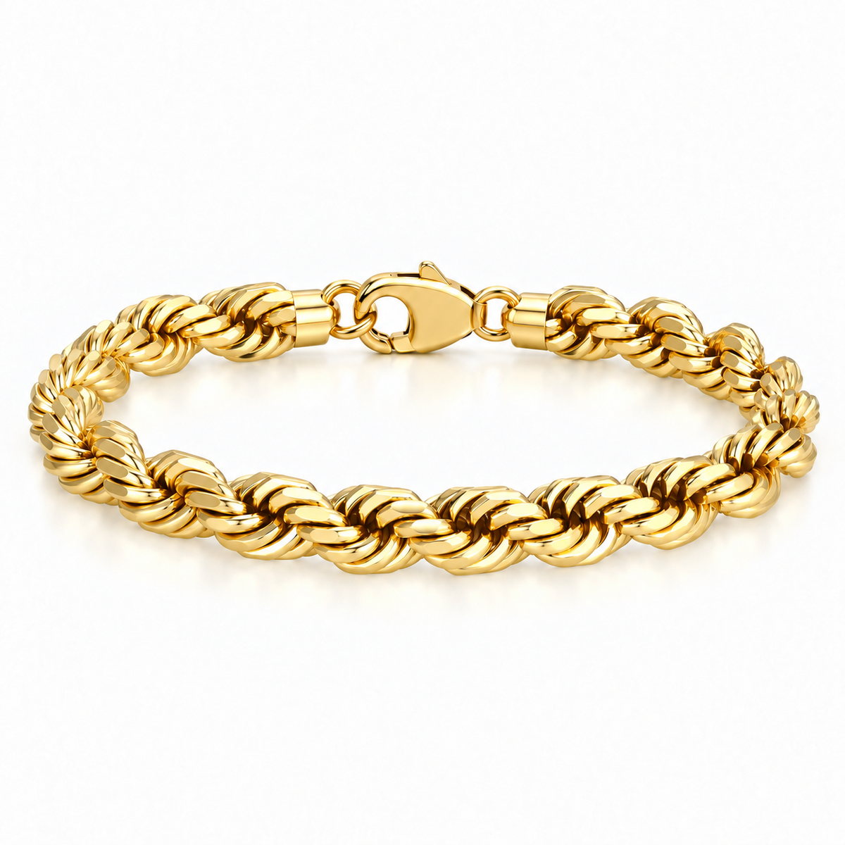 Rope Bracelet (Gold) 10mm
