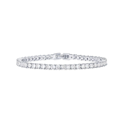 Diamond Tennis Bracelet | 14K Gold Plated
