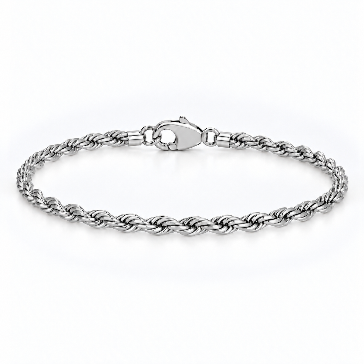 Rope Bracelet (Silver) 3mm