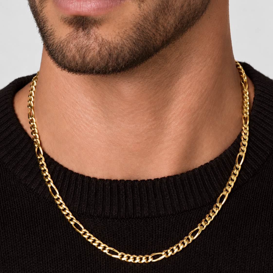 Figaro Chain (Gold) 6mm