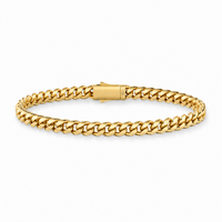 Cuban Bracelet (Gold) 4mm