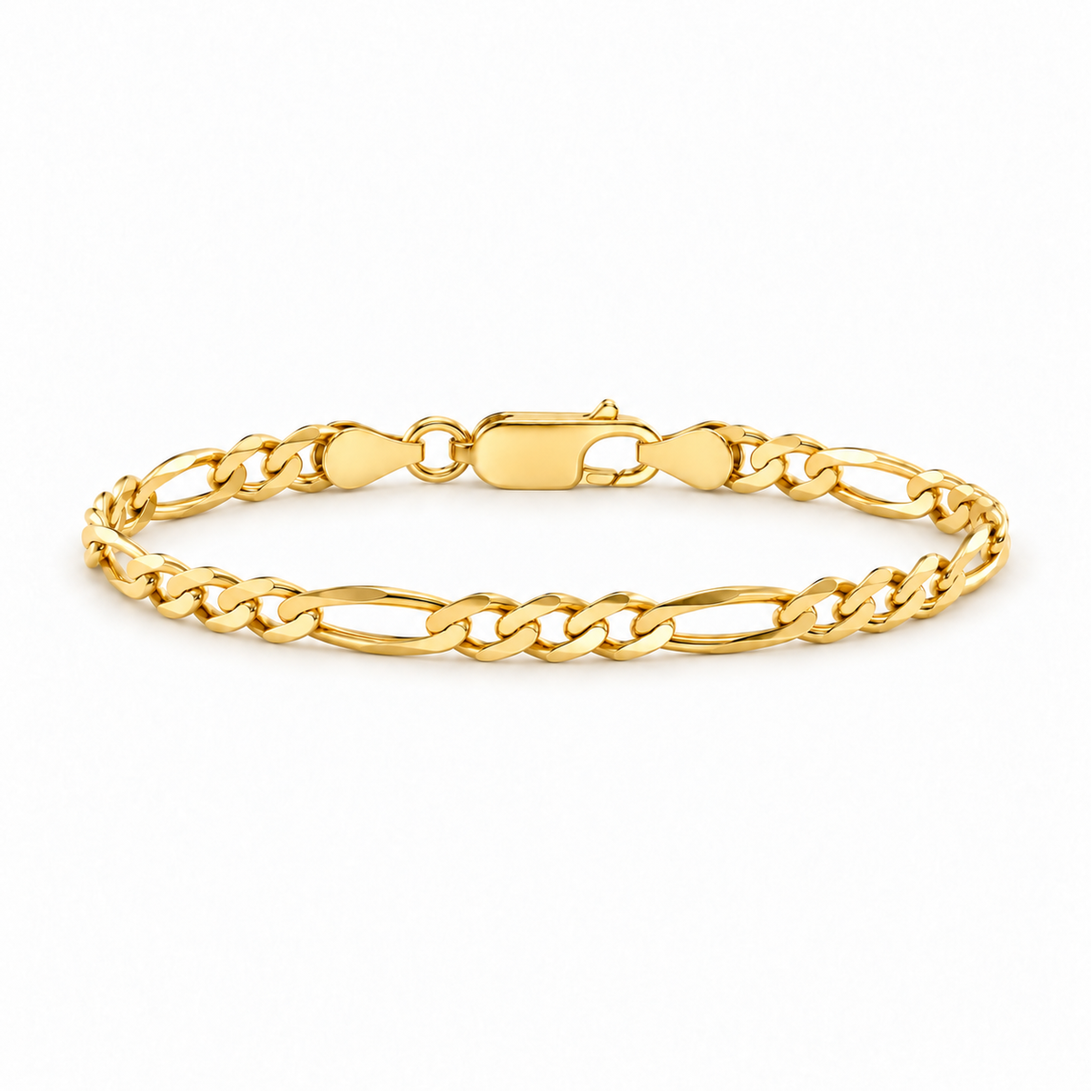 Figaro Bracelet (Gold) 3mm