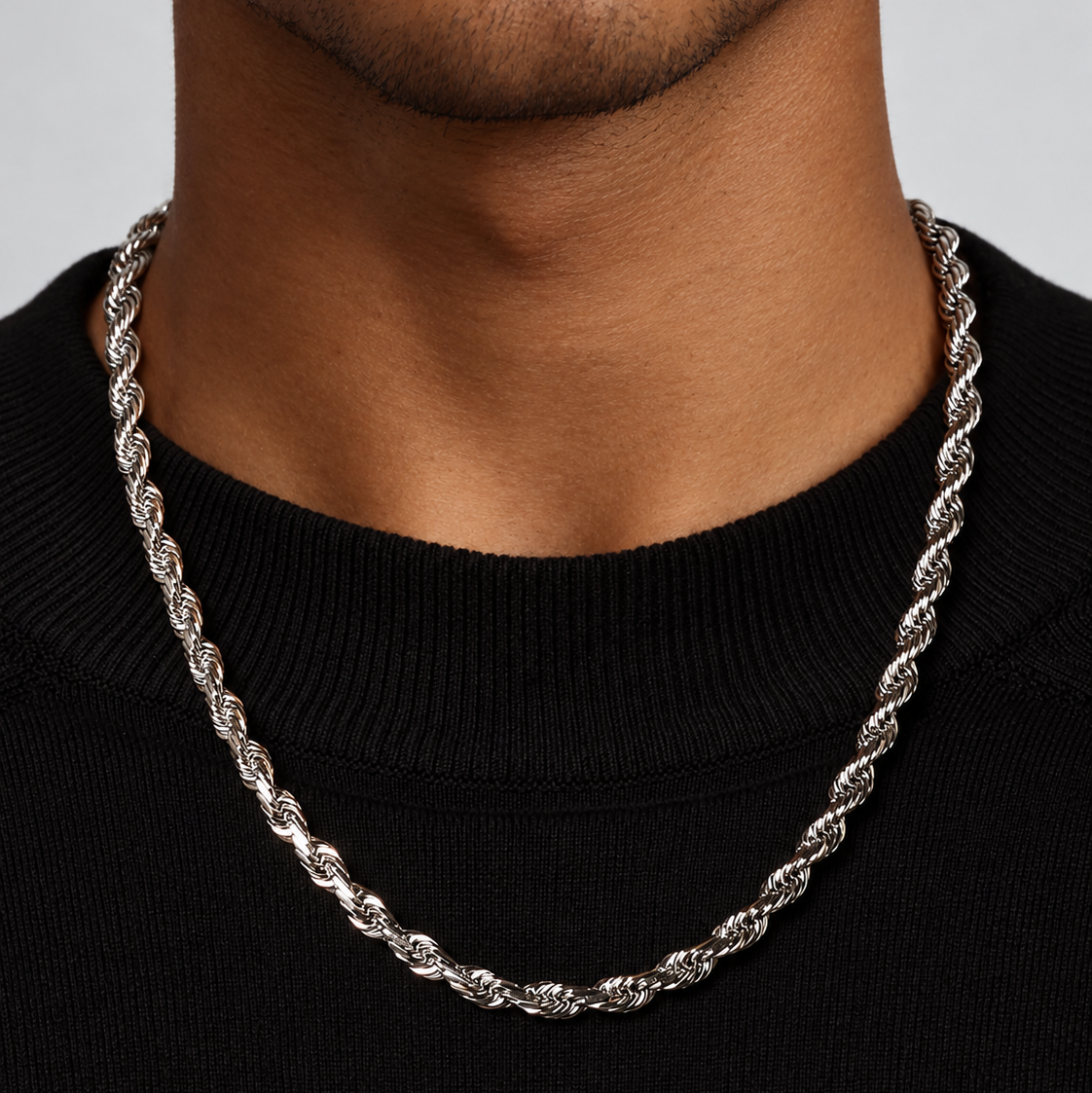 Rope Chain (Silver) 5mm