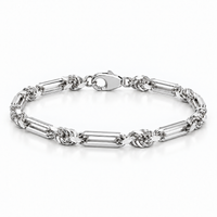 Milano-Rope Bracelet (Silver) 6mm