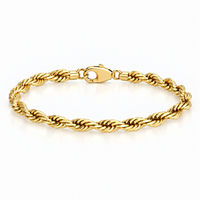 Rope Bracelet (Gold) 5mm