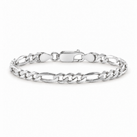 Figaro Bracelet (Silver) 5mm