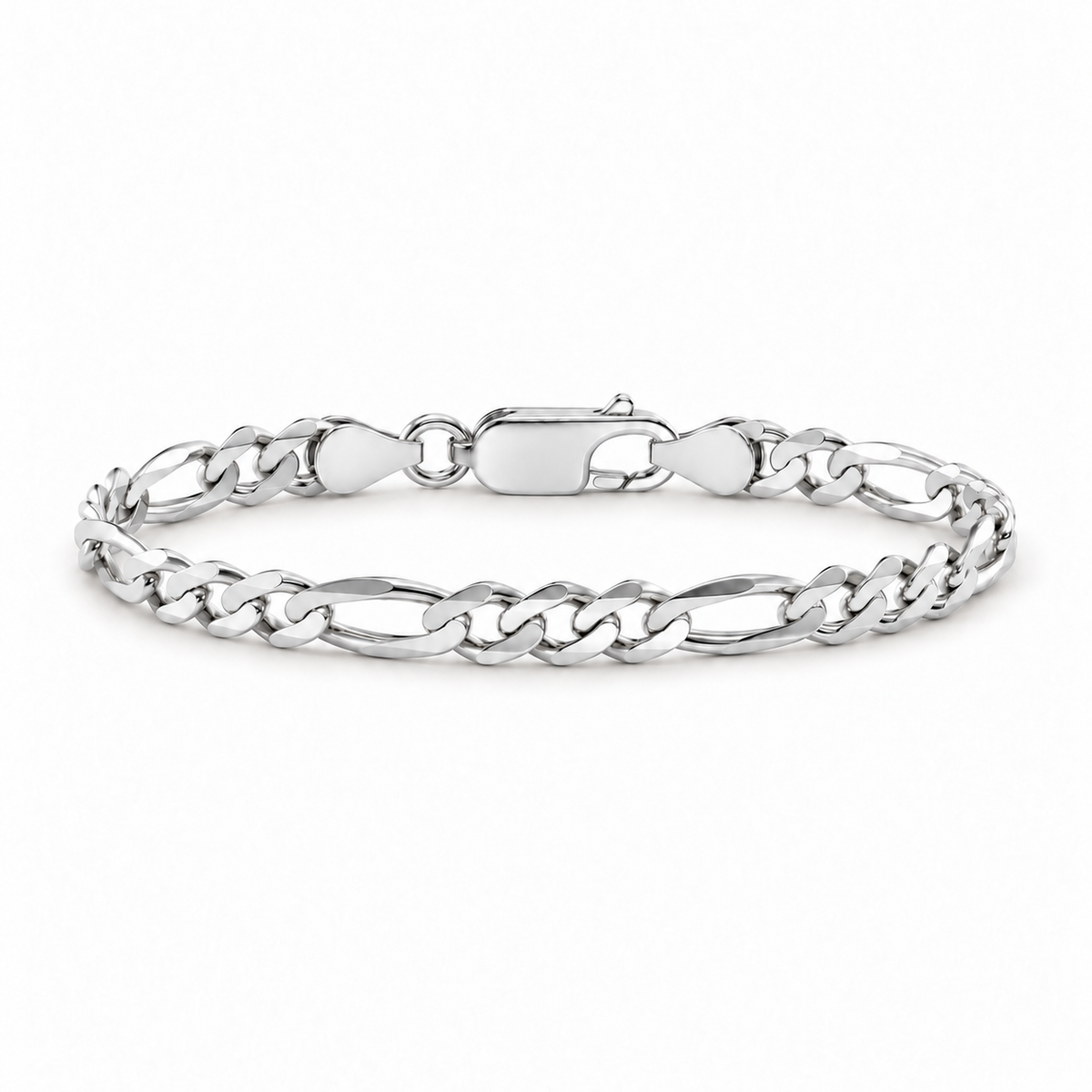 Figaro Bracelet (Silver) 5mm
