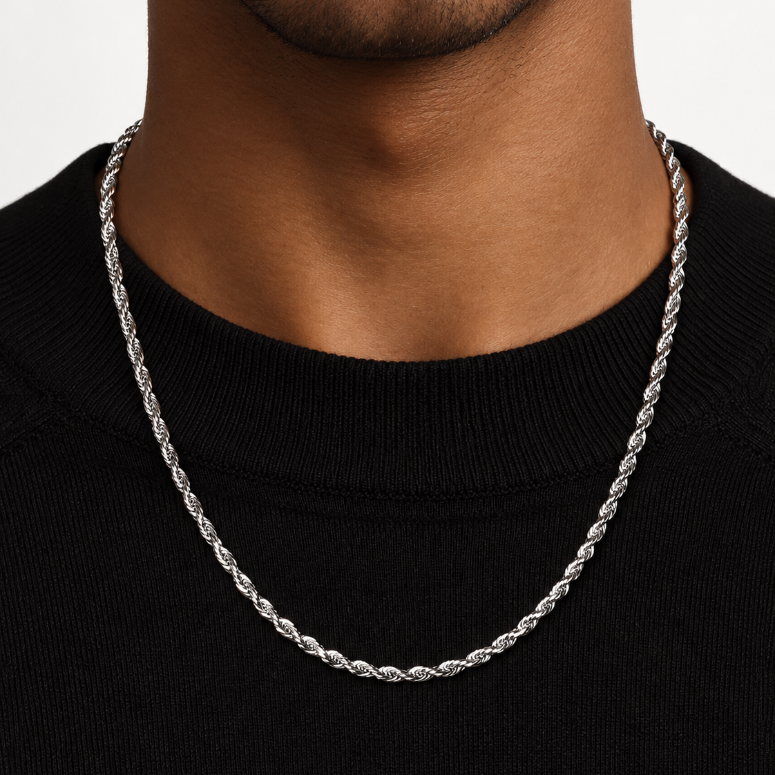 Rope Chain (Silver) 3mm
