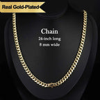 Ouro™ 14K Gold-Plated Monaco Cuban Chain