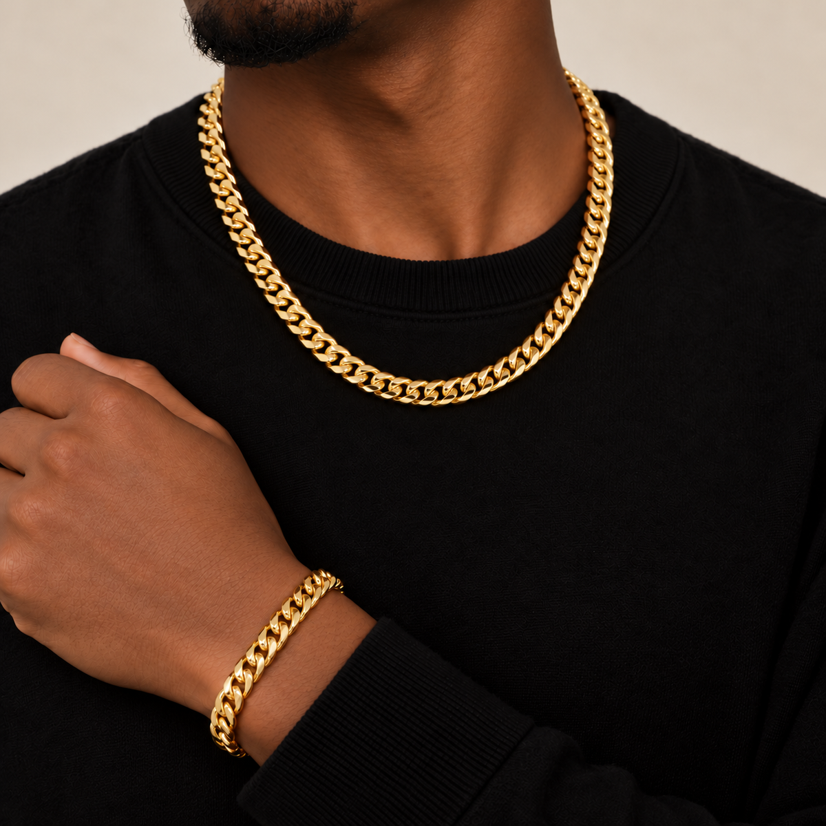 Cuban Chain (Gold) 8mm