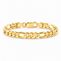 Figaro Bracelet (Gold) 8mm