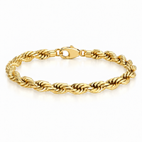 Rope Bracelet (Gold) 8mm