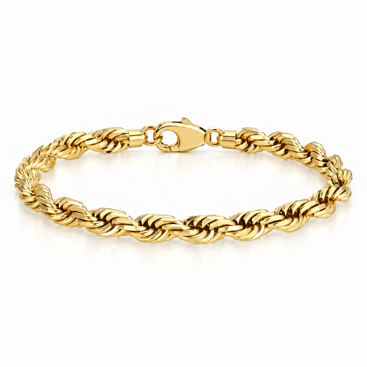 Rope Bracelet (Gold) 8mm