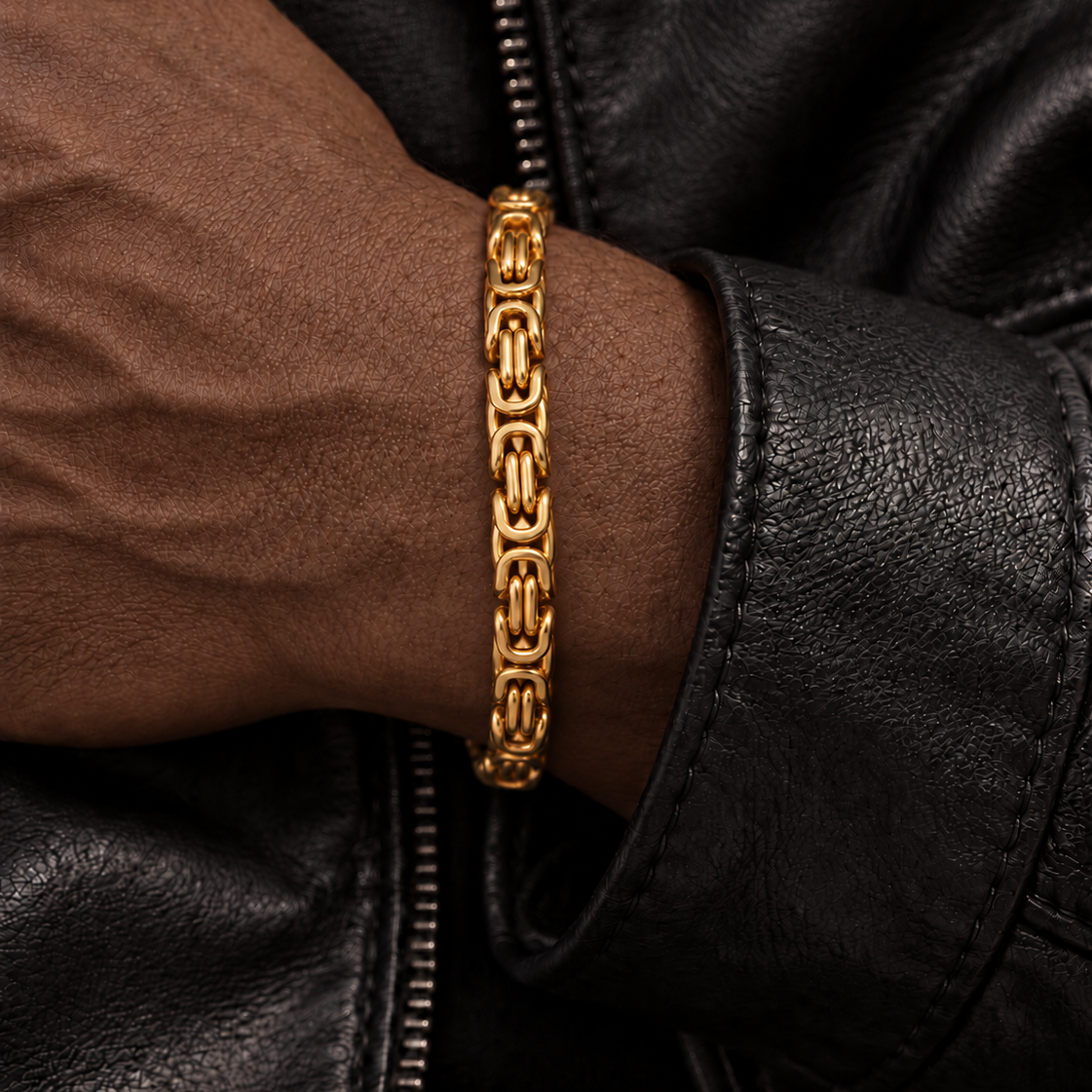 Byzatine Bracelet (Gold) 8mm