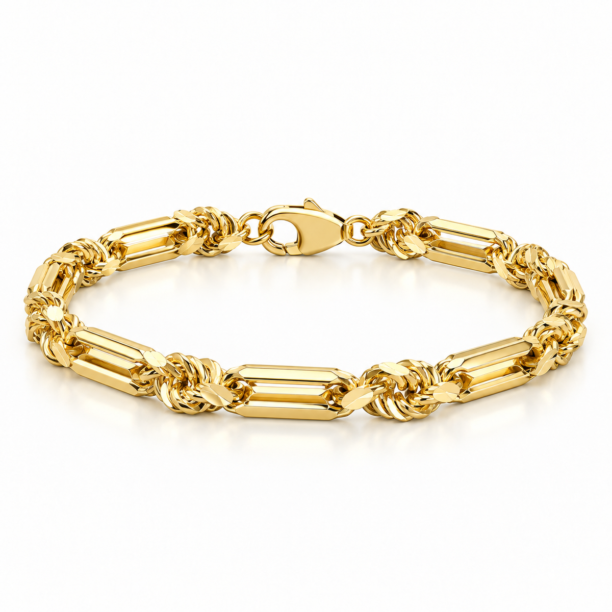 Milano Rope Bracelet (Gold) 8mm
