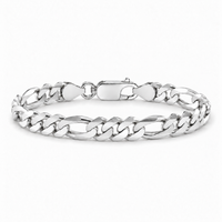 Figaro Bracelet (Silver) 8mm