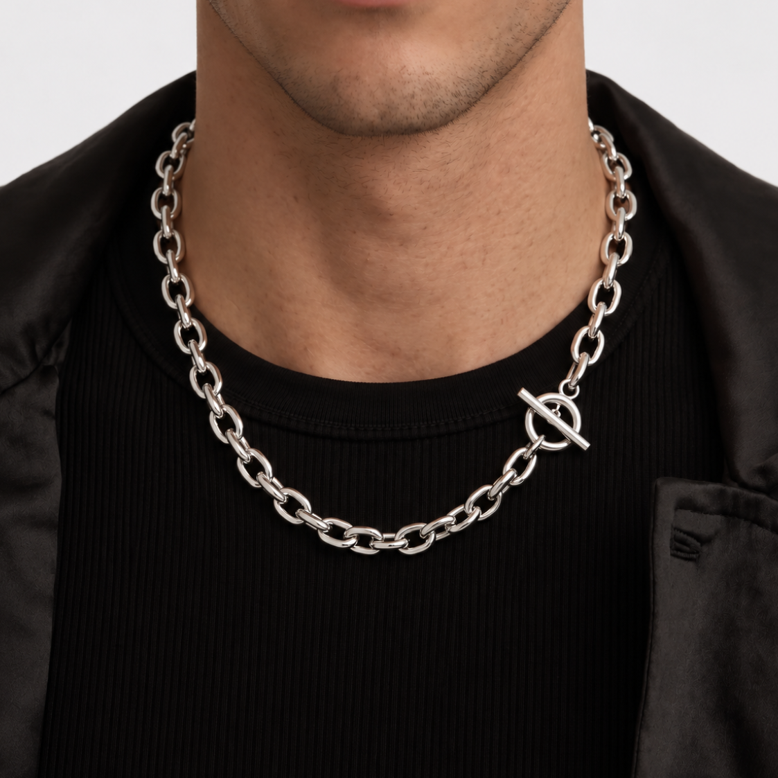 Toggle Chain (Silver) 8mm