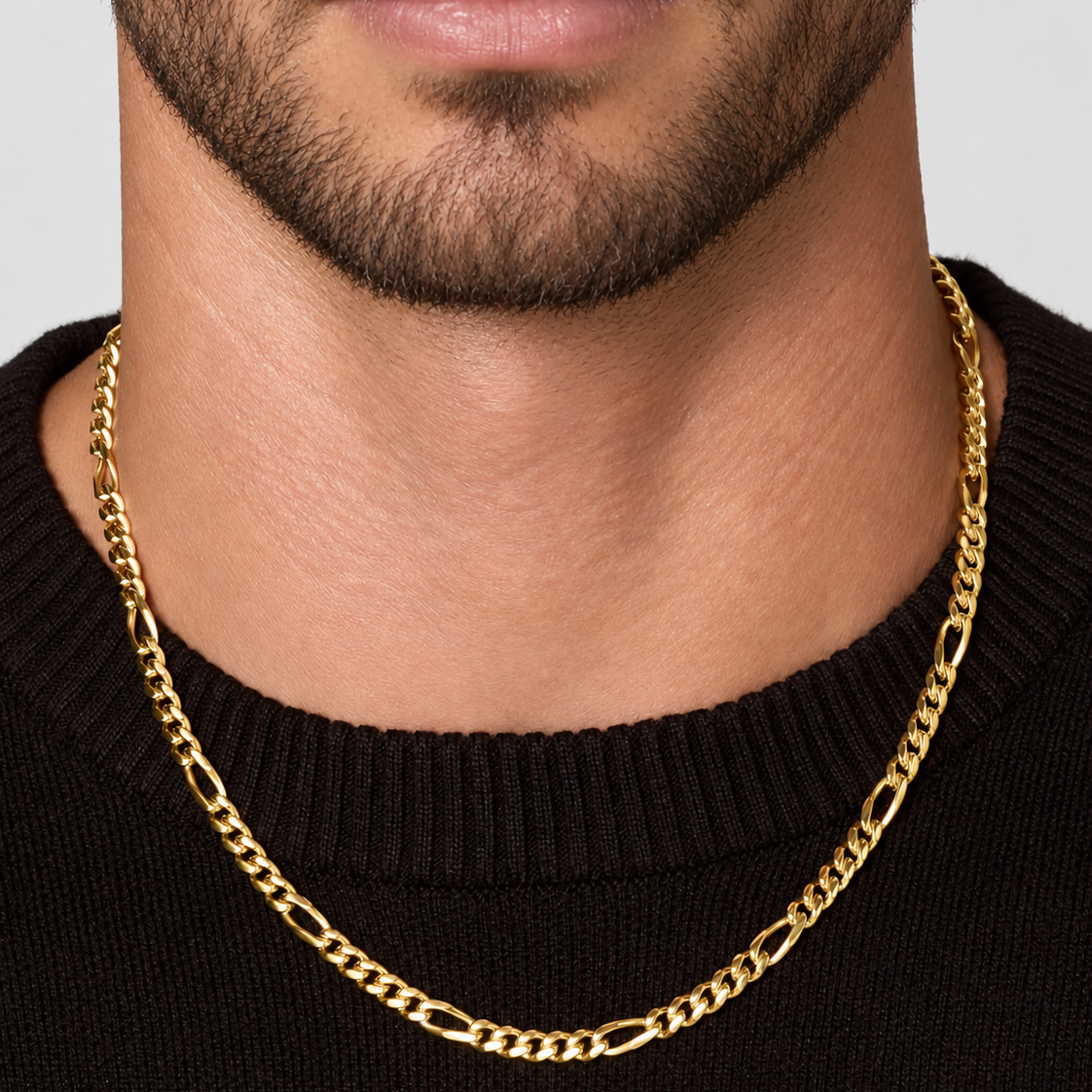 Figaro Chain (Gold) 6mm