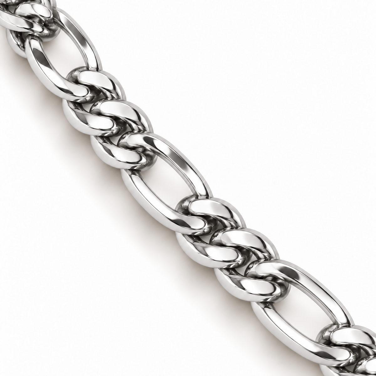 Figaro Chain (Silver) 6mm
