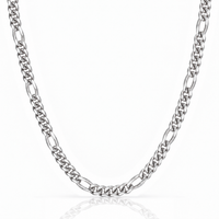 Women Figaro Chain (Silver) 6mm