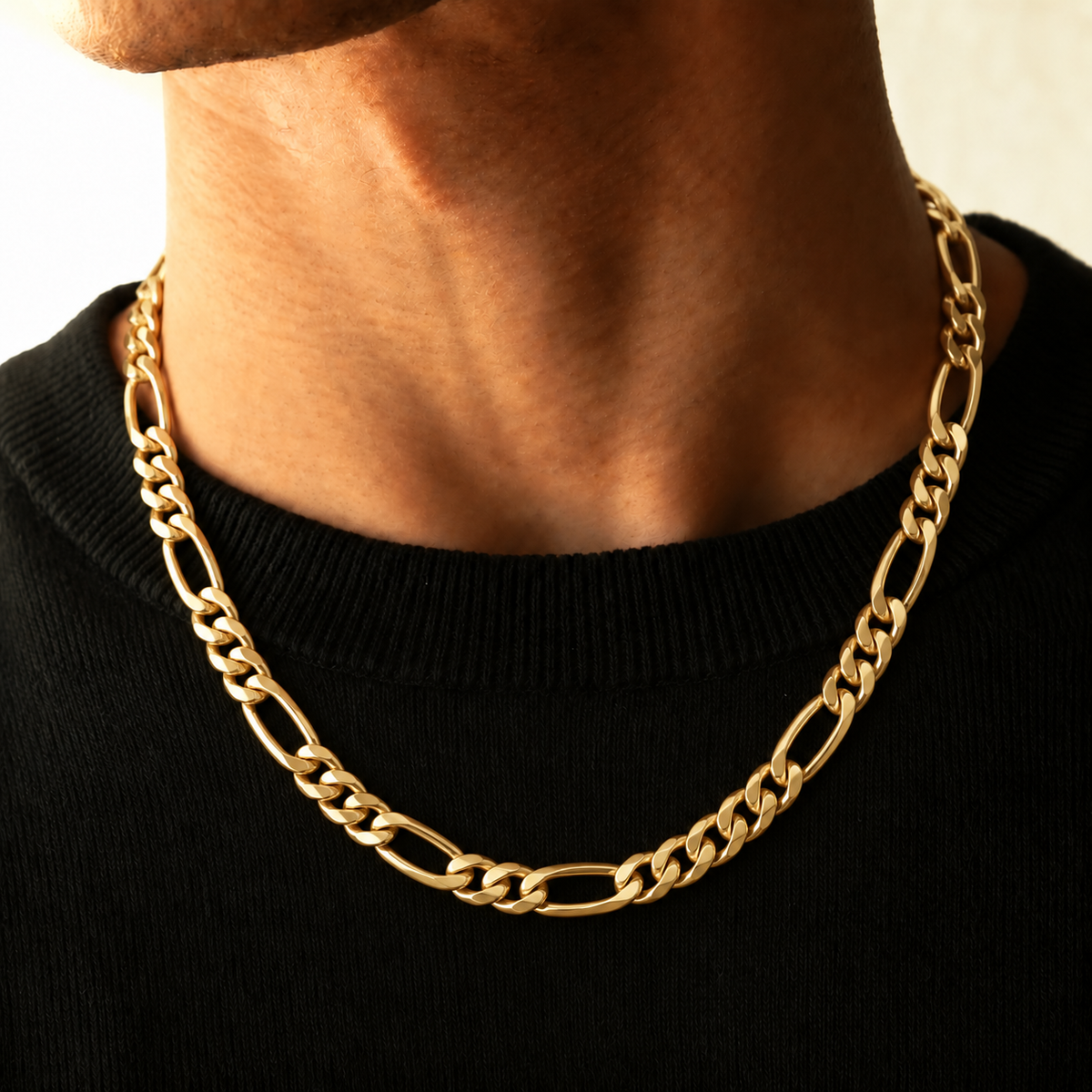 Figaro Chain (Gold) 10mm