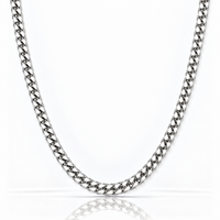Women Cuban Chain (Silver) 5mm
