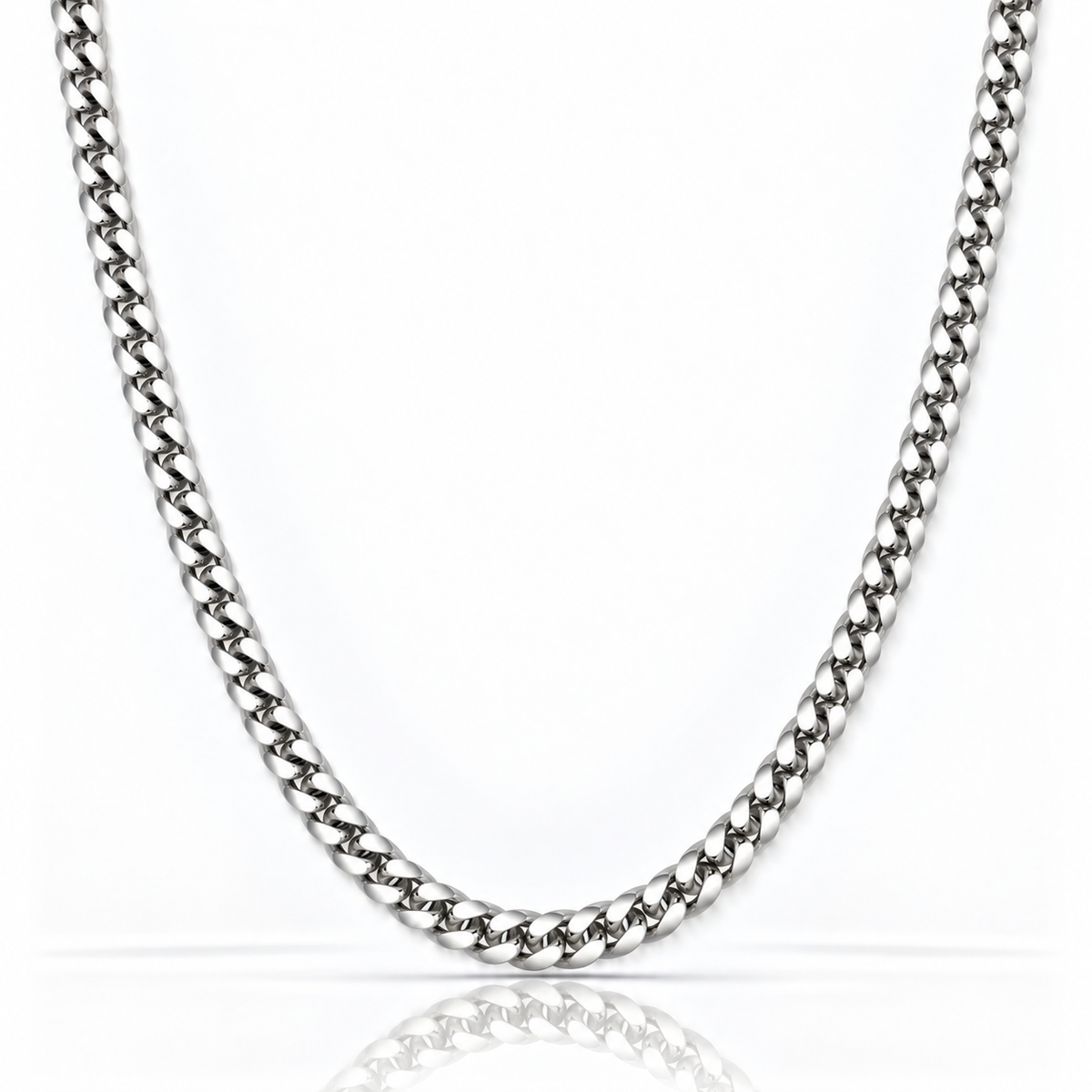 Women Cuban Chain (Silver) 5mm