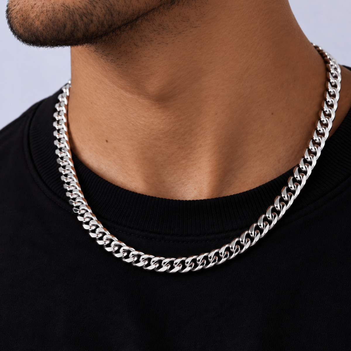 Cuban Chain (Silver) 8mm
