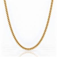 Women Cuban Chain (Gold) 3mm
