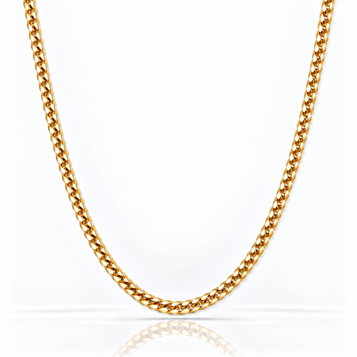 Women Cuban Chain (Gold) 3mm