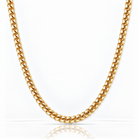 Women Cuban Chain (Gold) 5mm