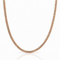 Cuban Chain (Rose Gold) 4mm