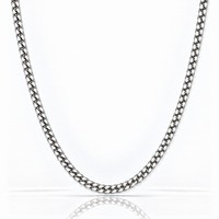 Women Cuban Chain (Silver) 3mm