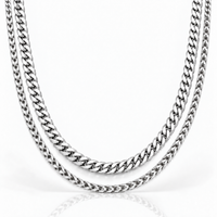 Cuban x Franco Chains (Silver)