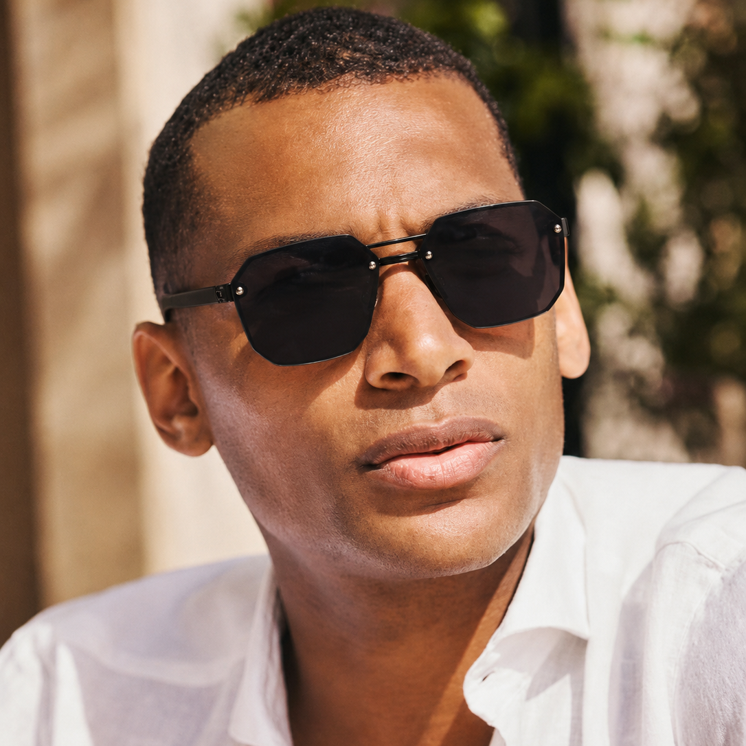 Retro Square Frame Sunglasses