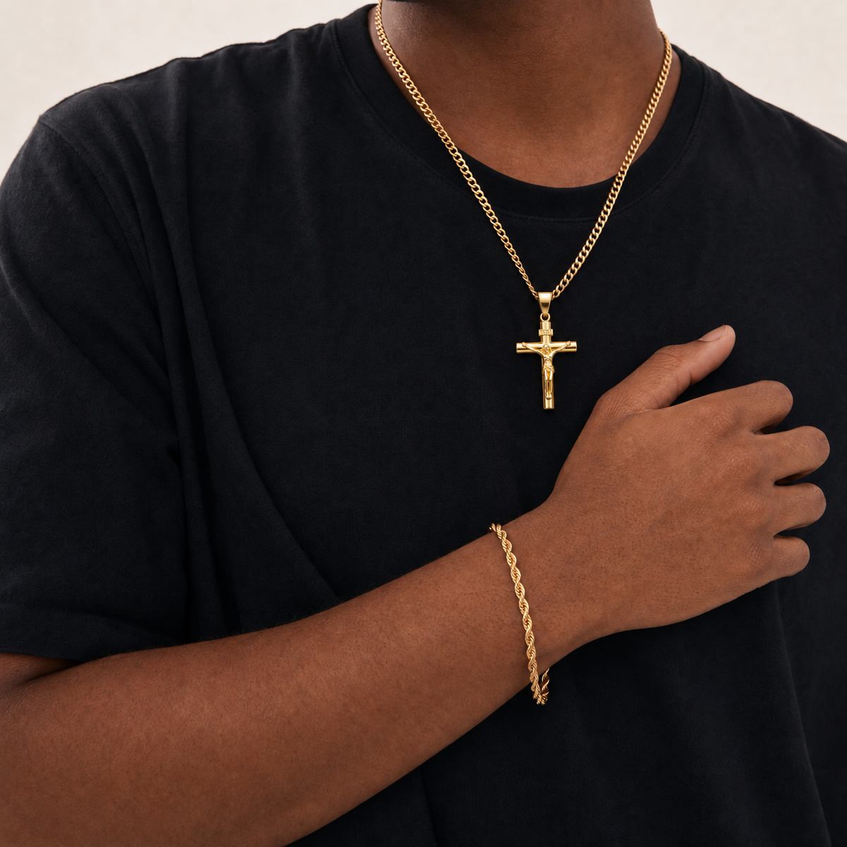 Vintage 14K Gold Crucifix