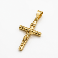 Vintage Cross Pendant (Gold)
