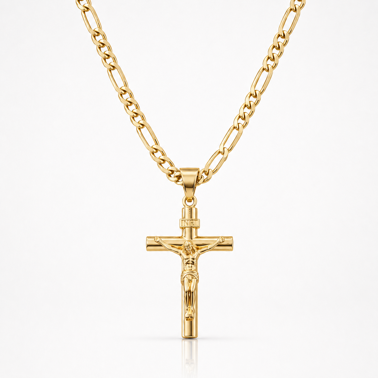 Ouro™ 14K Gold Crucifix Chain