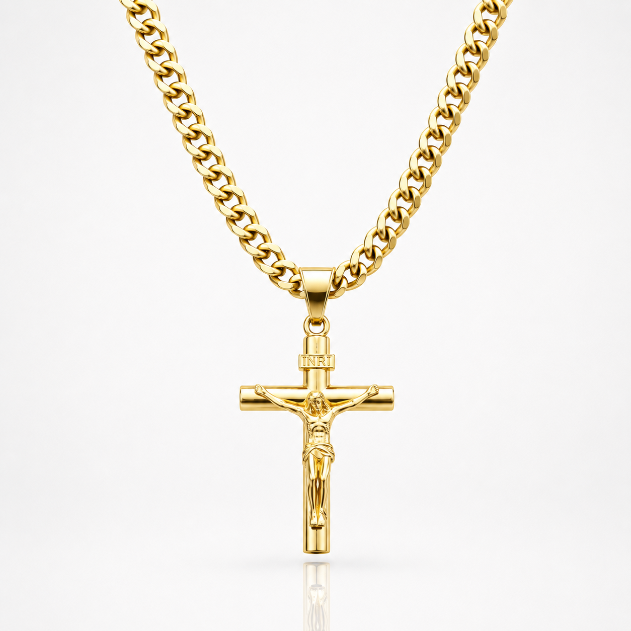 Ouro™ 14K Gold Crucifix Chain