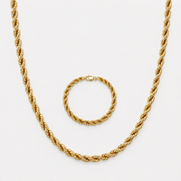 14K Gold Rope Set