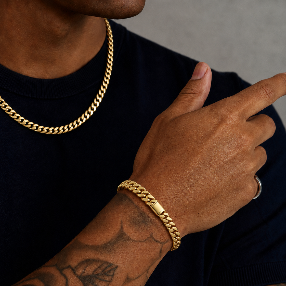Monaco Cuban Bracelet (Gold)