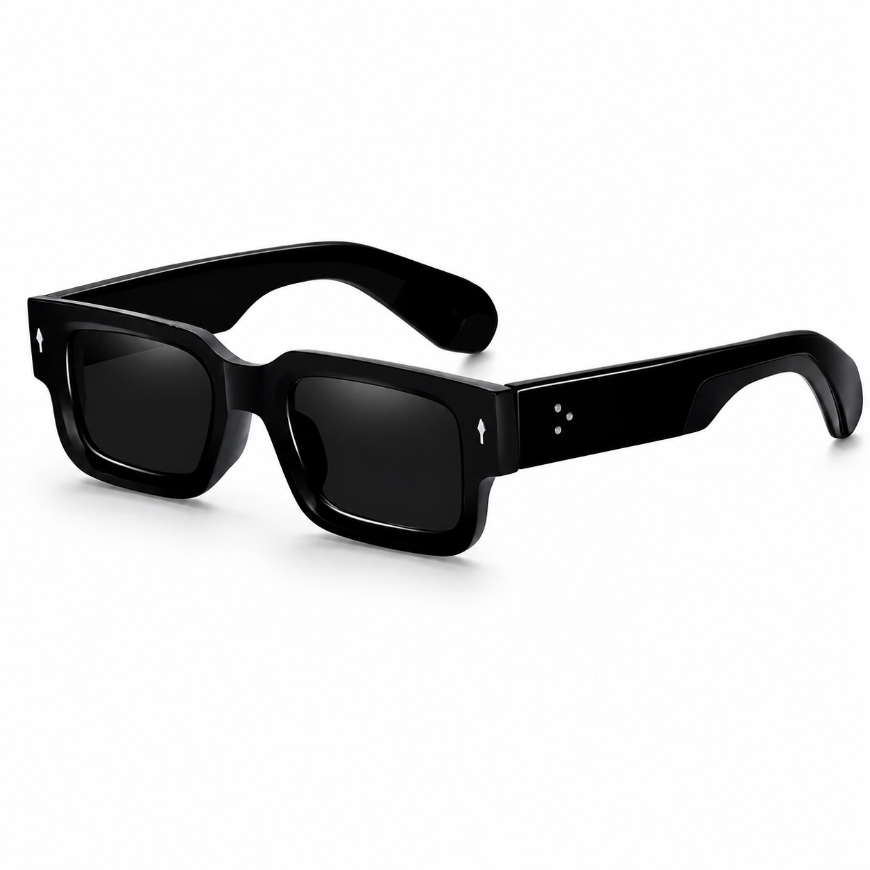 Retro Full-Rim Sunglasses