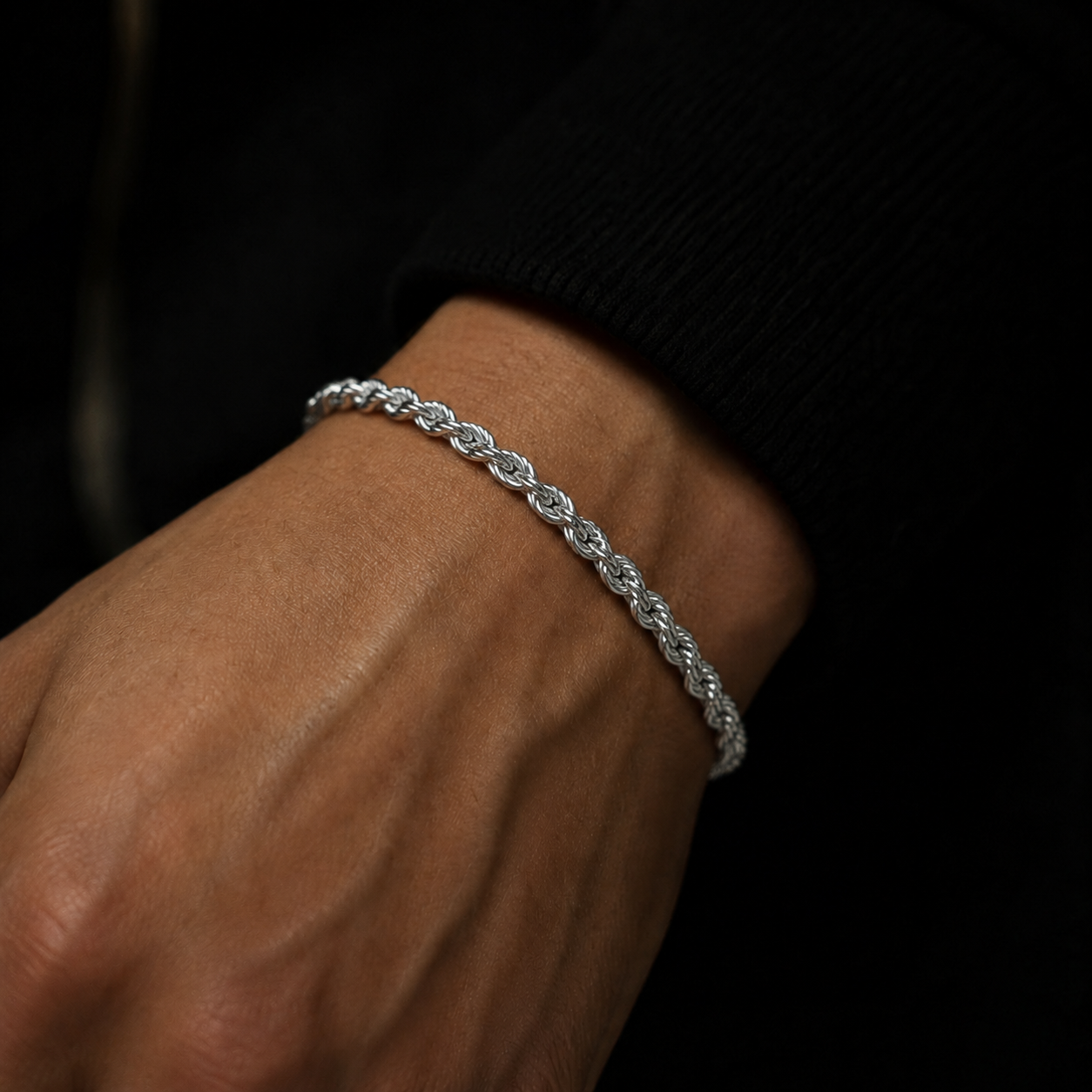 Rope Bracelet (Silver)