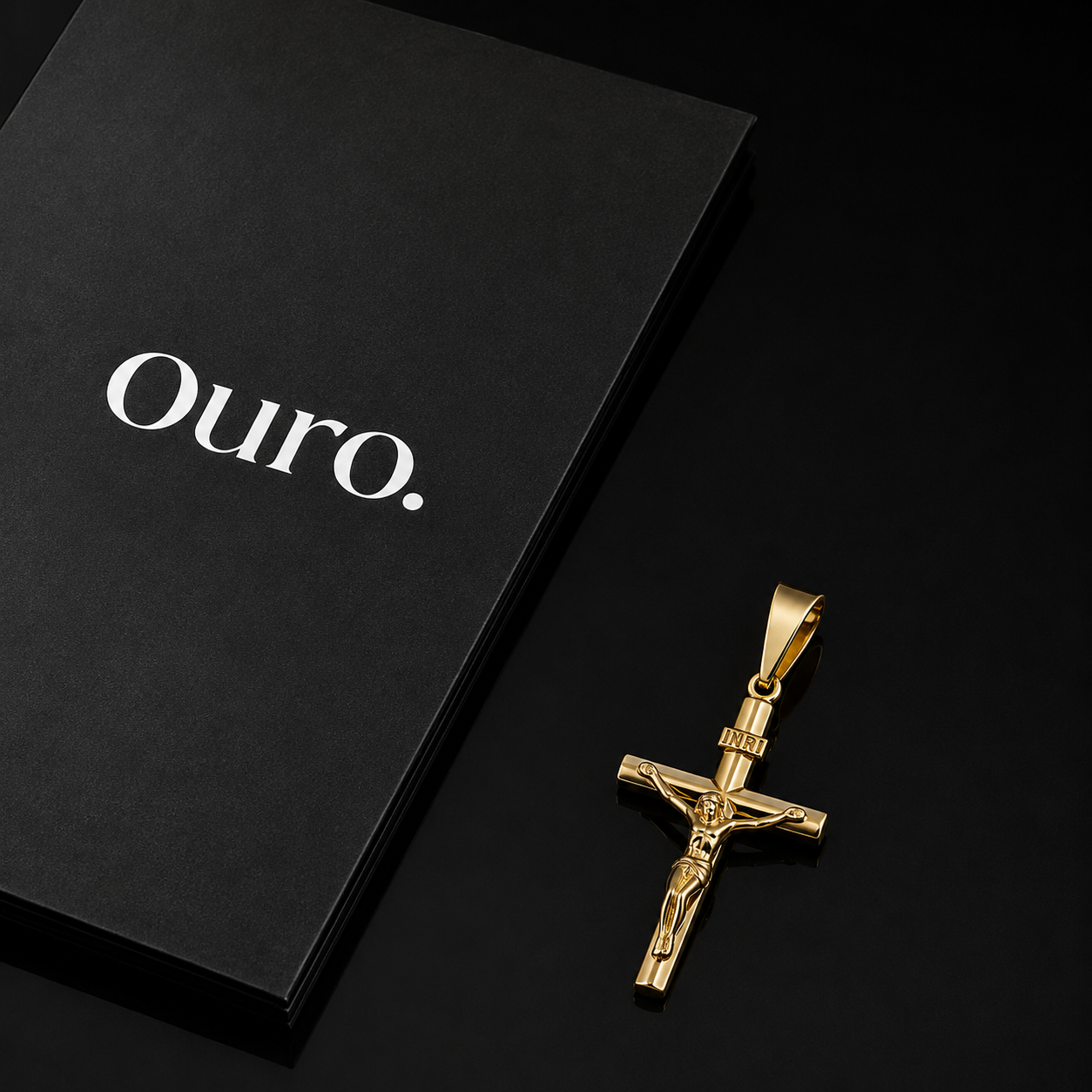 Vintage Cross Pendant (Gold)