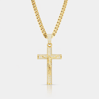 Ouro™ 14k Gold Plated Crucifix Chain