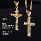 Ouro™ 14k Gold-Plated Crucifix Chains