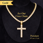 Ouro™ Ice Out Cross Chain